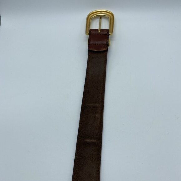 Unbranded Brown Genuine Leather Belt 5163 Women's Size M - Picture 7 of 12